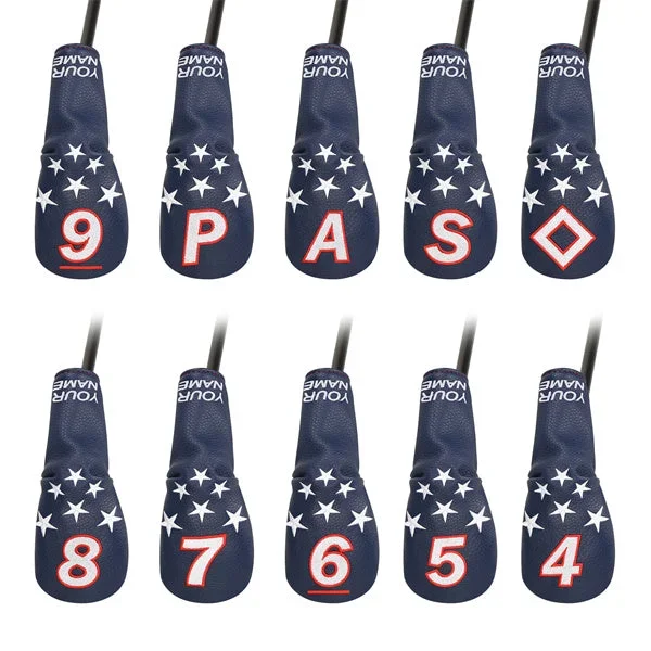 Custom Hybrid Iron Head Covers Set