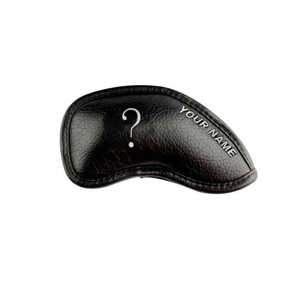 Custom Individual Leather Iron Headcover