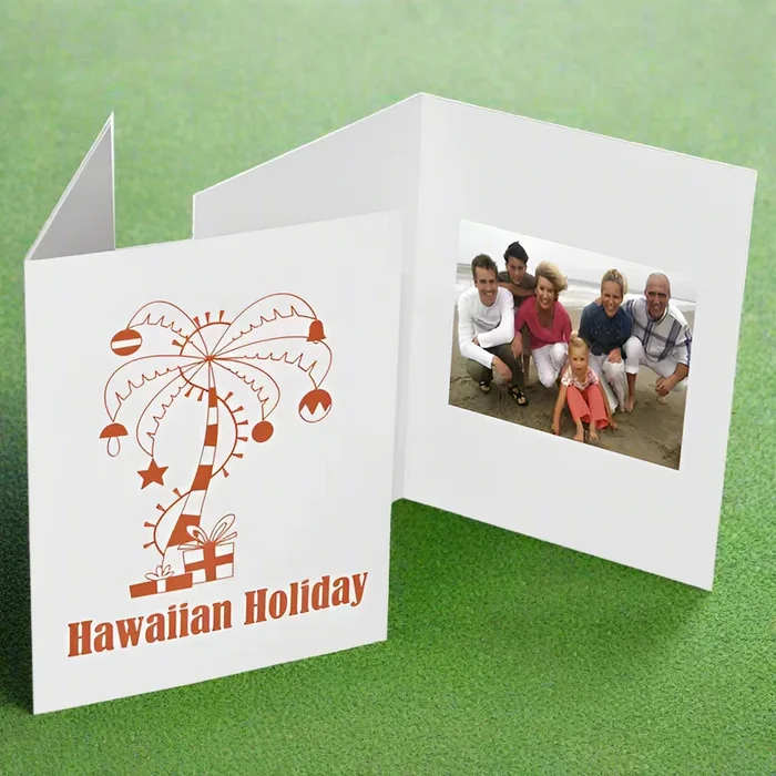 Custom Logo 3 1/2 x 2 3/4″ Golf White Photo Holder