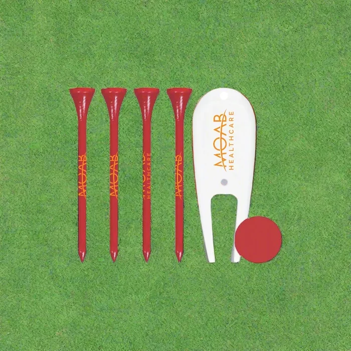 Custom Logo 4-Tall Golf Tees Kit