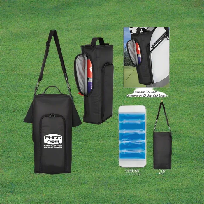 Custom Logo 9 Can Golf Cooler Bag