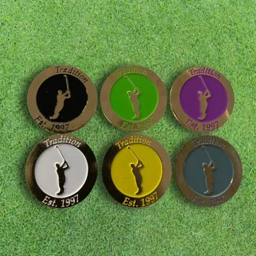 Custom Logo Die Struck Golf Ball Marker