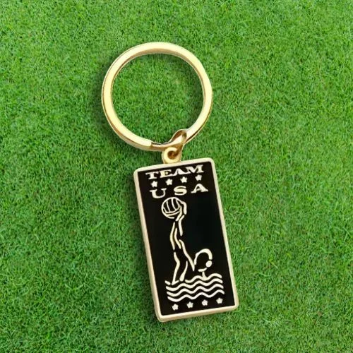 Custom Logo Die Struck Golf Key Chain