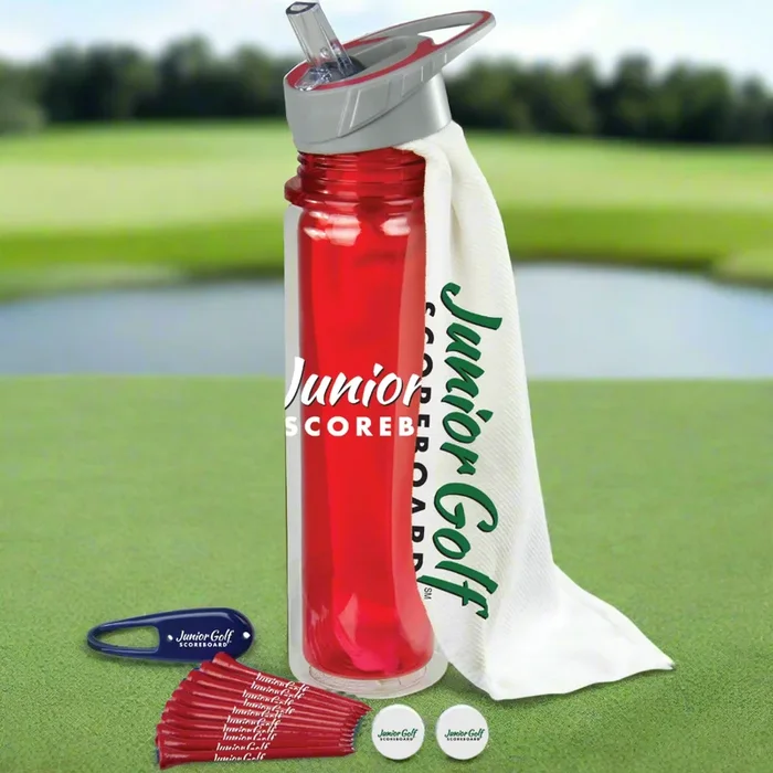 Custom Logo Double Wall Tritan Golf Bottle Kit