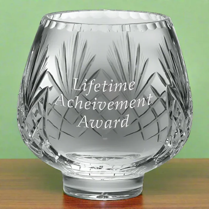 Custom Logo Elegance Bloom Bowl Award