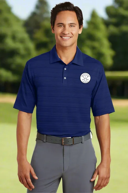 Custom Logo Embroidered Nike Golf – Elite Series Dri-FIT Heather Fine Line Bonded Polo