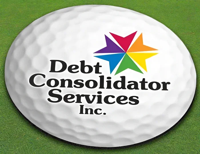 Custom Logo Golf Ball Stock Round Natural Rubber Mouse Pad