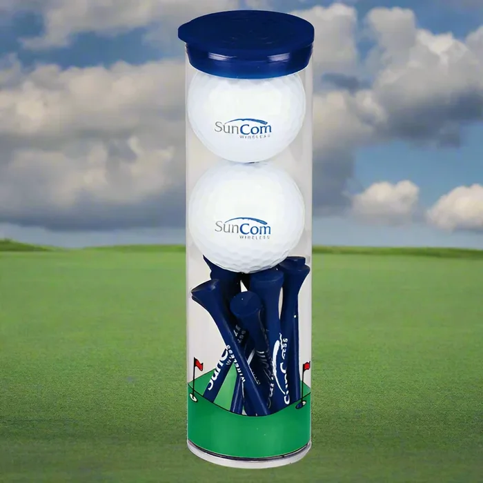 Custom Logo Golf Ball Tube