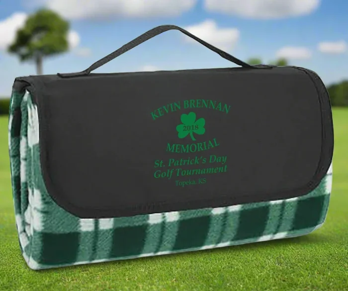Custom Logo Roll Up Picnic Blanket