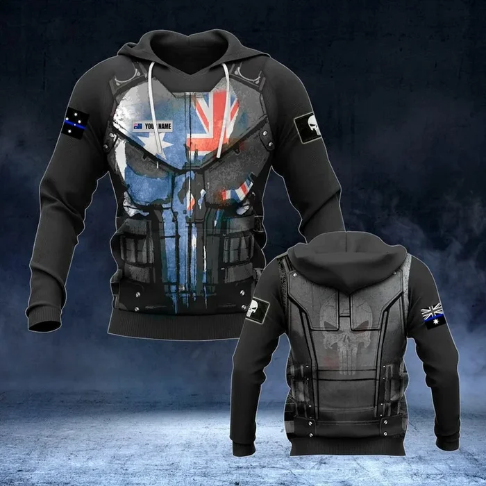 Customize Australia Police 3D Armor Unisex Adult Hoodies – Fanshubus.com