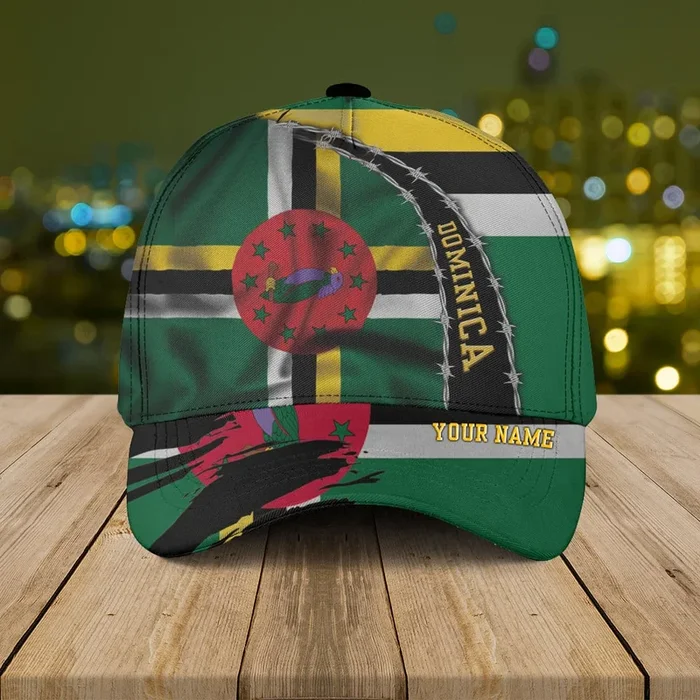 Customize Dominica Flag – Classic Cap – Fanshubus.com