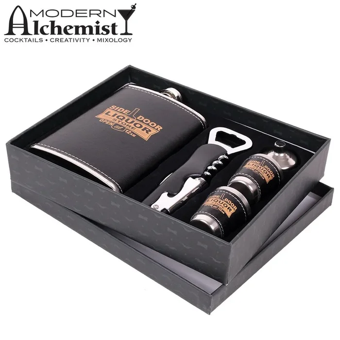 Customized Aberfeldy 9 Oz. Flask Gift Set with Your Logo