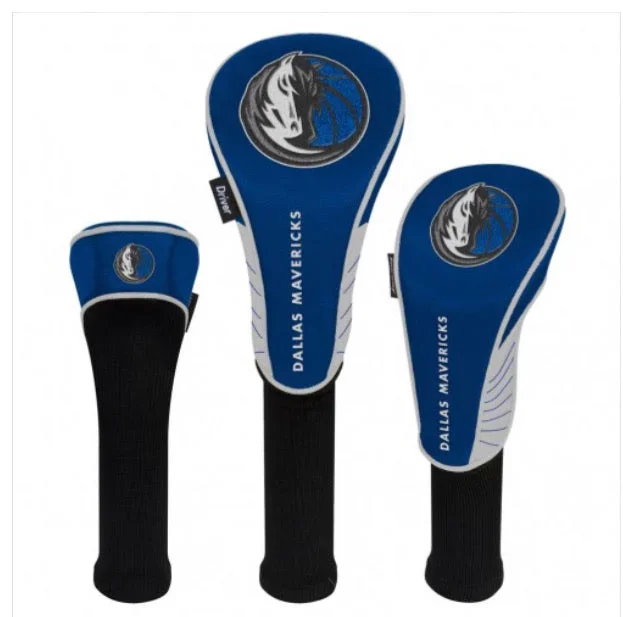 Dallas Mavericks Set of 3 Golf Head Covers