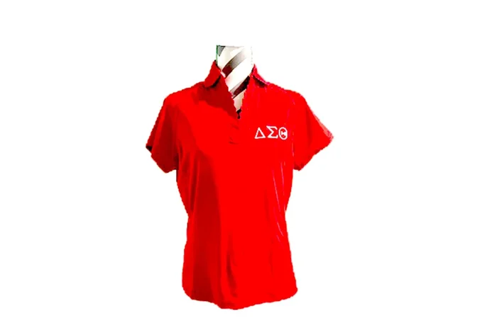 Delta Sigma Theta Ruffle Collar Polo