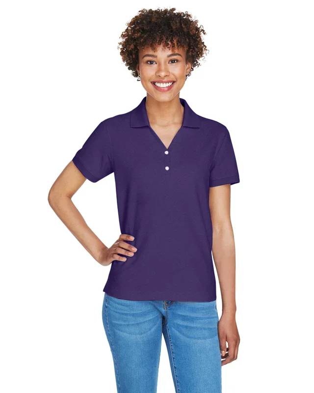 Devon & Jones Ladies’ Pima Piqué Y-Collar Polo