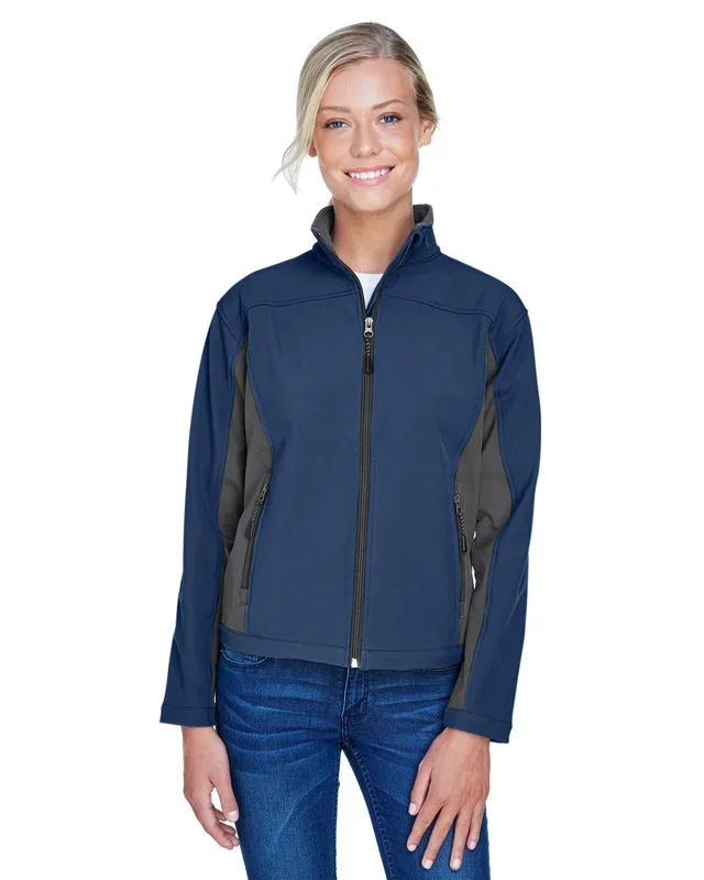 Devon & Jones Ladies’ Soft Shell Colorblock Jacket