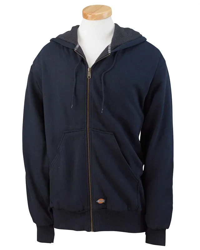 Dickies Men’s 470 Gram Thermal-Lined Fleece Jacket Hooded Sweatshirt