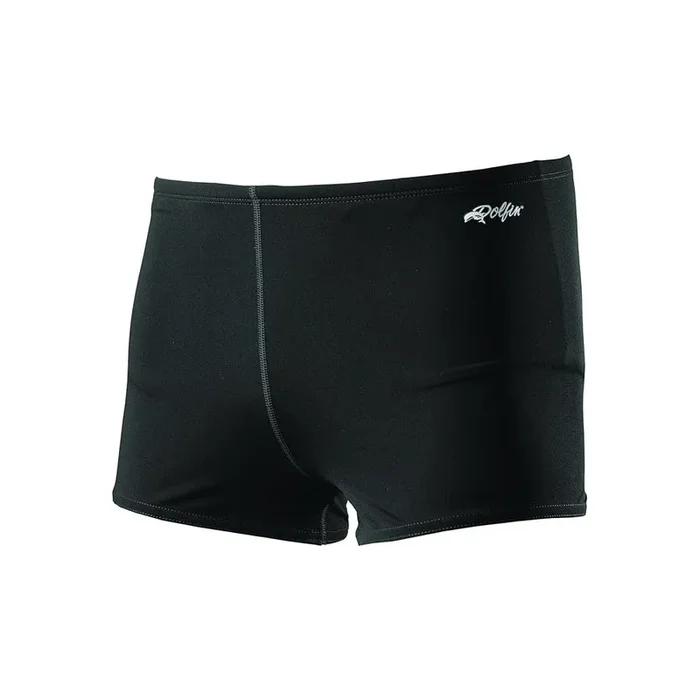 Dolfin Solid Square Leg Swim Shorts – Black