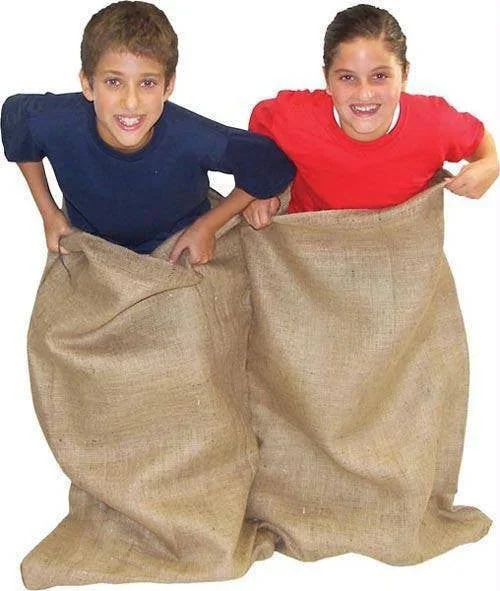 Double Burlap Potato Sacks | Pack of 6 | 48″ Wide Bags