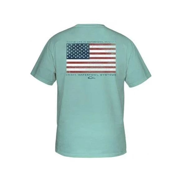 Drake American Flag T-Shirt Short Sleeve