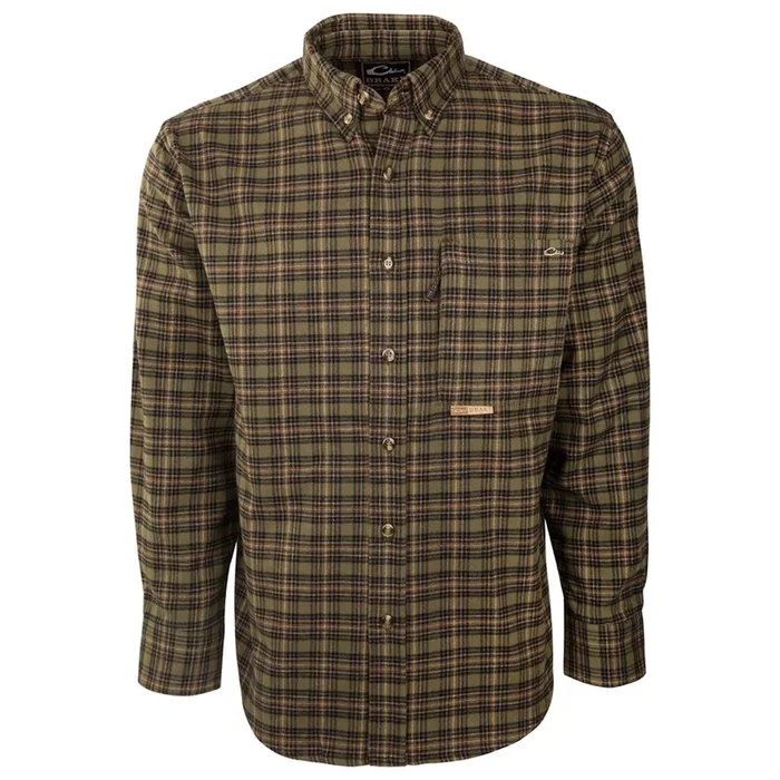 Drake Autumn Brushed Twill Shirt