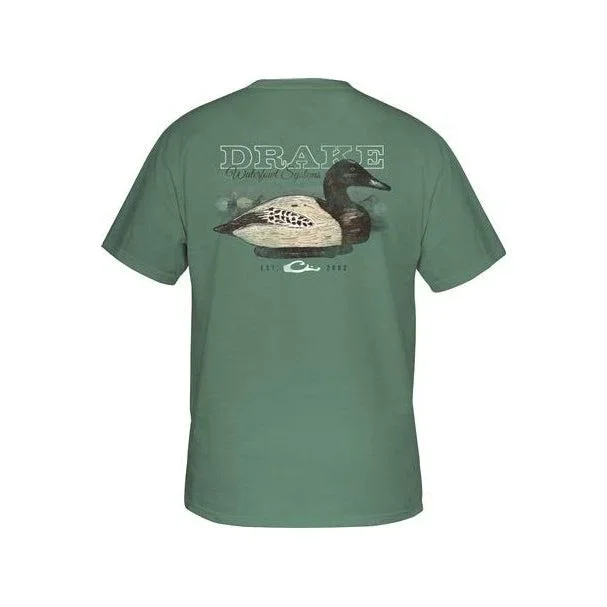 Drake Canvasback Wood Decoy Tee Short Sleeve