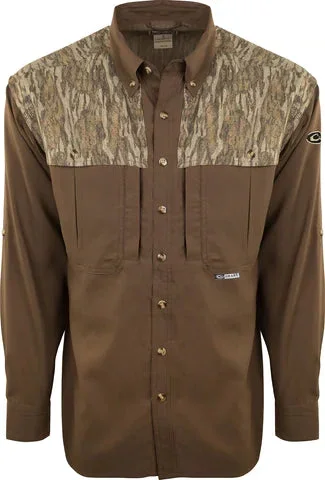 Drake EST Two-Tone Camo Wingshooter’s Shirt Long Sleeve