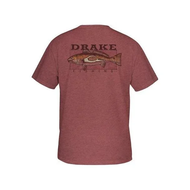 Drake Fishing Redfish Tee Short Sleeve