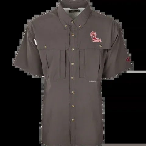 Drake Ole Miss Flyweight Wingshooter’s Short Sleeve Shirt