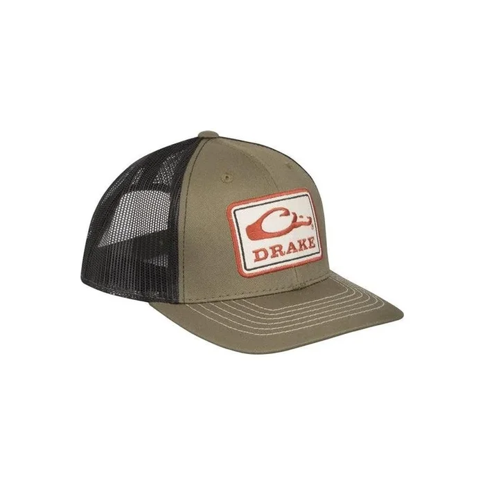 Drake Square Patch Mesh Back Cap