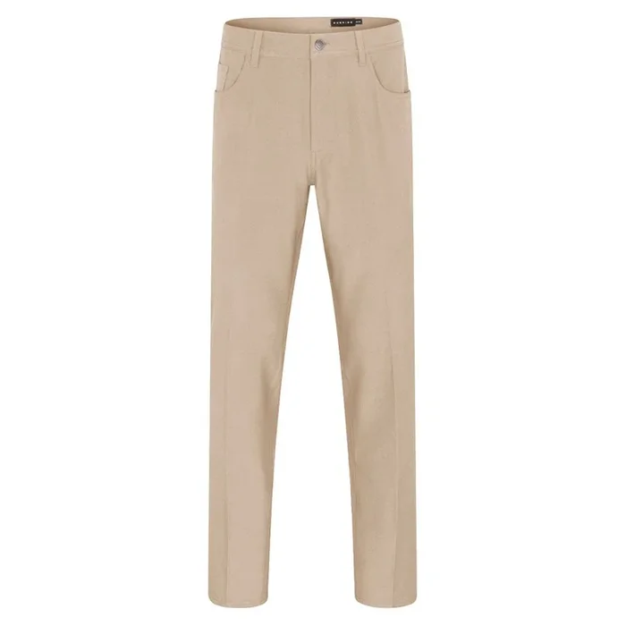 Dunning Golf Player Fit 5-Pocket Performance Golf Pants Tan – 23 Men
