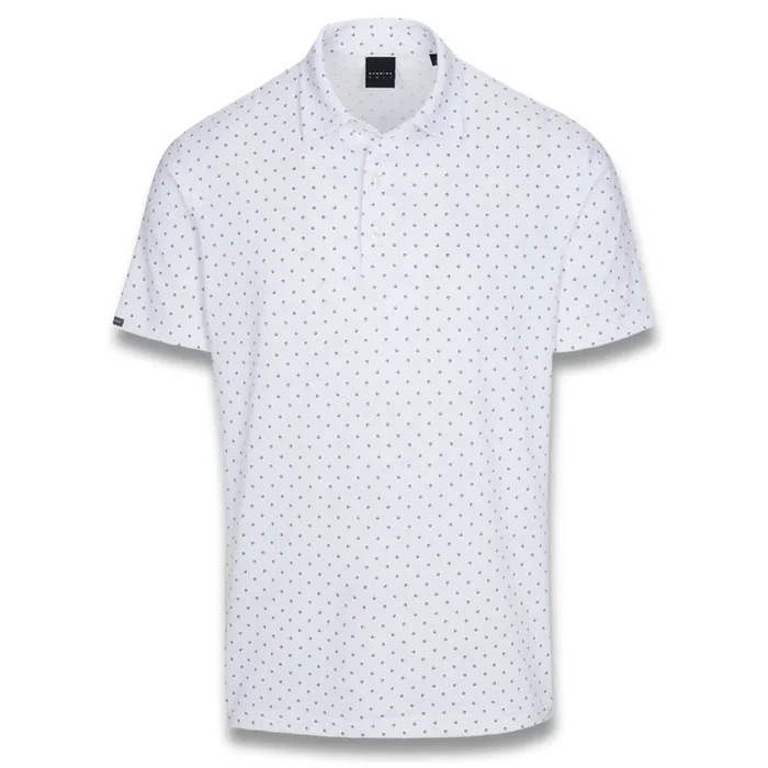 Dunning Golf Signature D Jersey Performance Golf Polo White – 23 Men