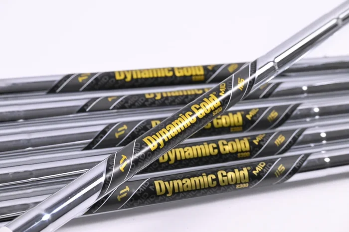 Dynamic Gold Mid 115 S300 Shafts / Stiff Flex / Set of 6 / .355″ Tip