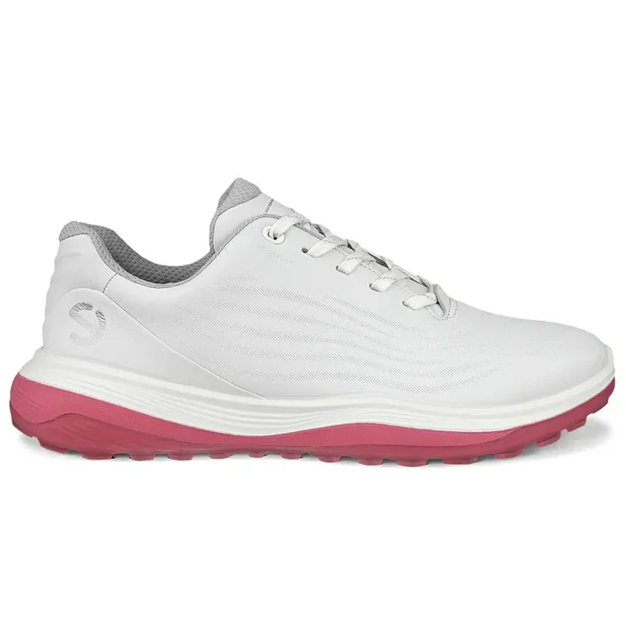 Ecco 2024 LT1 Women’s Golf Shoes – White/Bubblegum