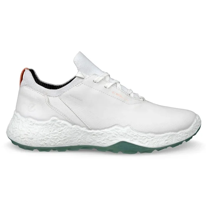 ECCO Golf Ladies Biom H5 Golf Shoes – White/Sedum Green