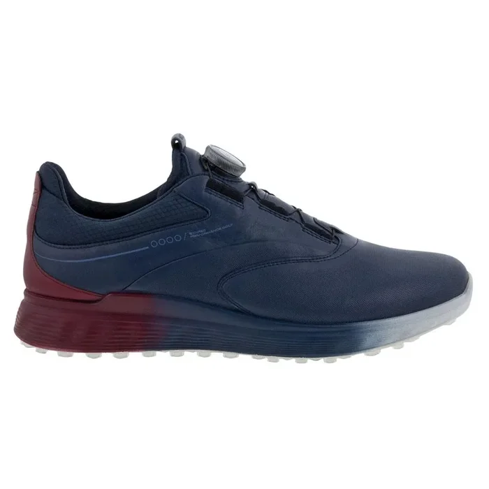 ECCO S-Three GTX BOA Spikeless Golf Shoes Marine/Morillo/Marine – SS23 Men