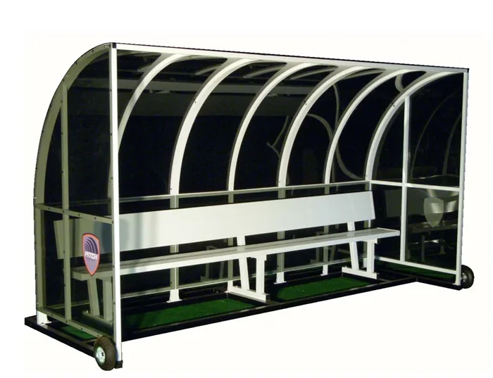 European Soccer Team Shelter With Bench