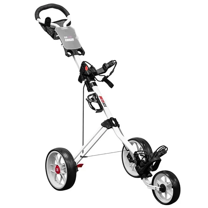EzeGlide Ranger 3-Wheel Push Trolley – White