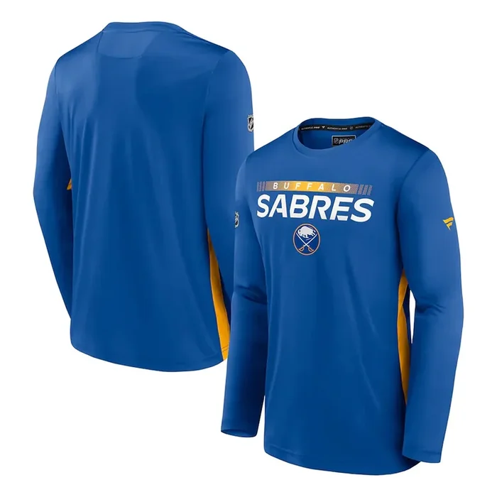 Fanatics Men’s NHL Buffalo Sabres RINK Long Sleeve Tech Tee