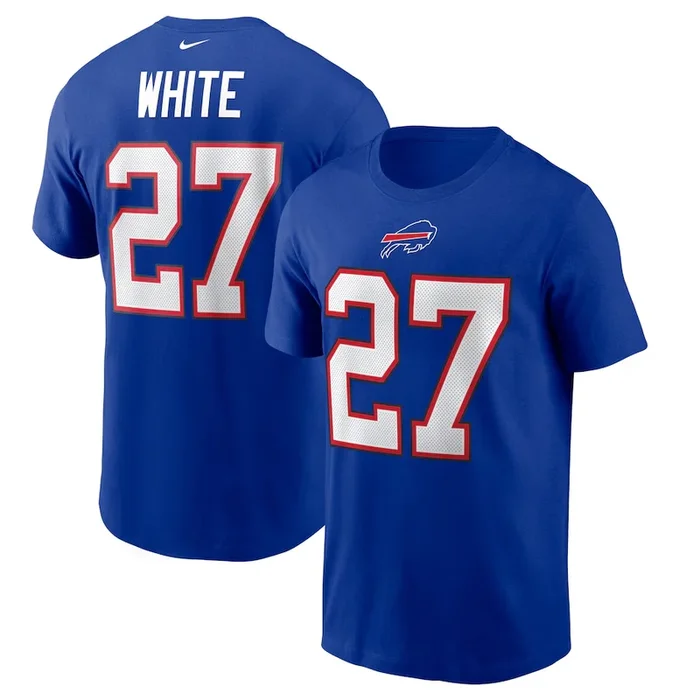 Fanatics Nike Buffalo Bills Mens Nike Player T-Shirt Old Royal Tre’davious White