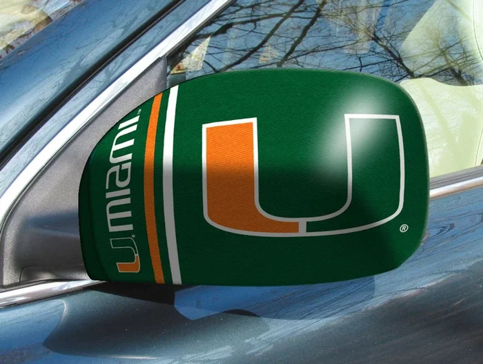 Fanmats Miami Hurricanes Mirror Cover Small