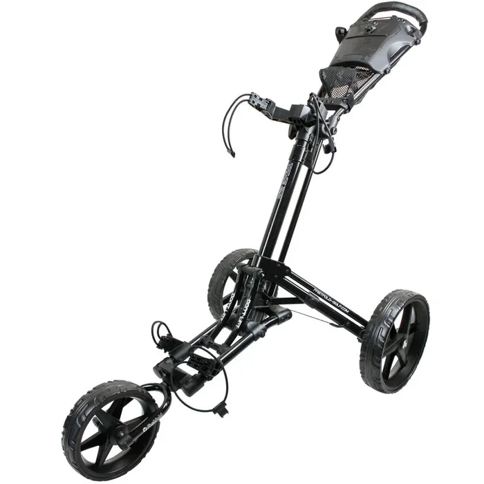 Fastfold Trike 2.0 3-Wheel Push Trolley – Black