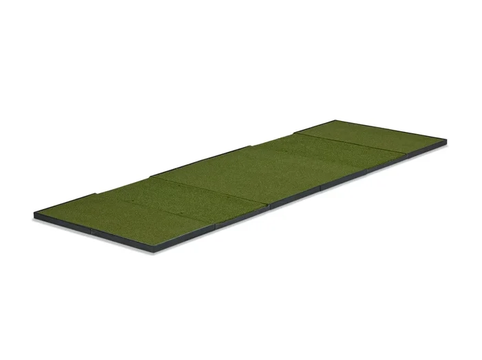 Fiberbuilt Player Preferred Series Studio Golf Mat – Double Hitting – 12’X4′