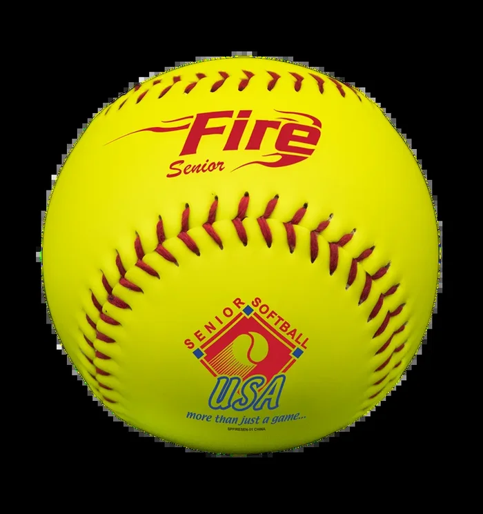 Fire Senior Slowpitch Softballs – 1 Dozen