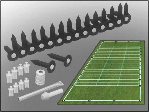 Football Practice or Band Field Lining Set | 30 Sockets with Plugs