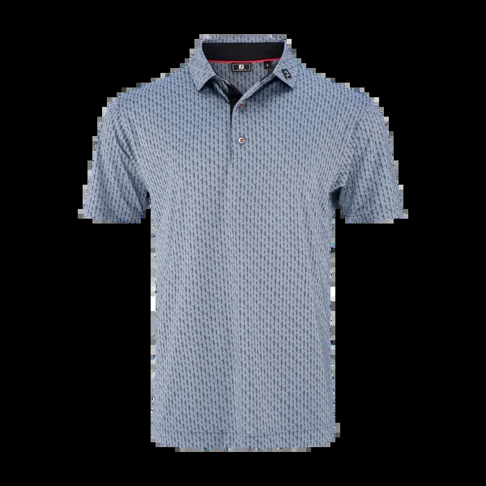 FootJoy Figure Print Lisle Golf Polo
