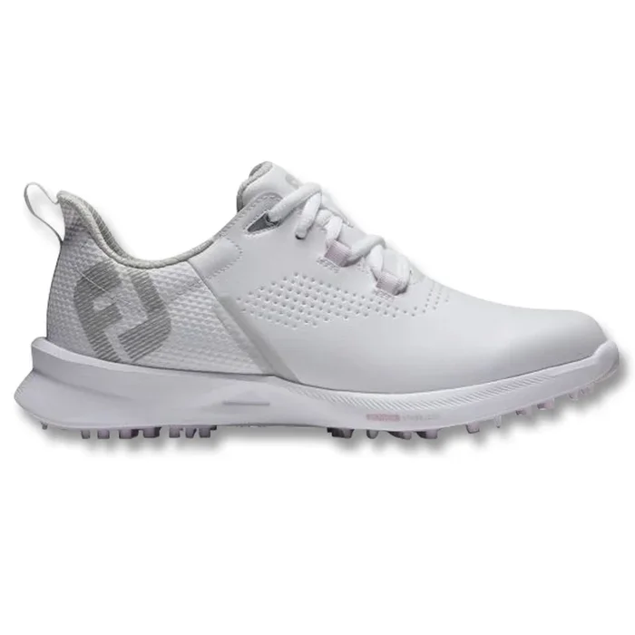 FootJoy FJ Fuel Spikeless Golf Shoes Previous Season Style White/White/Pink – 22 Women