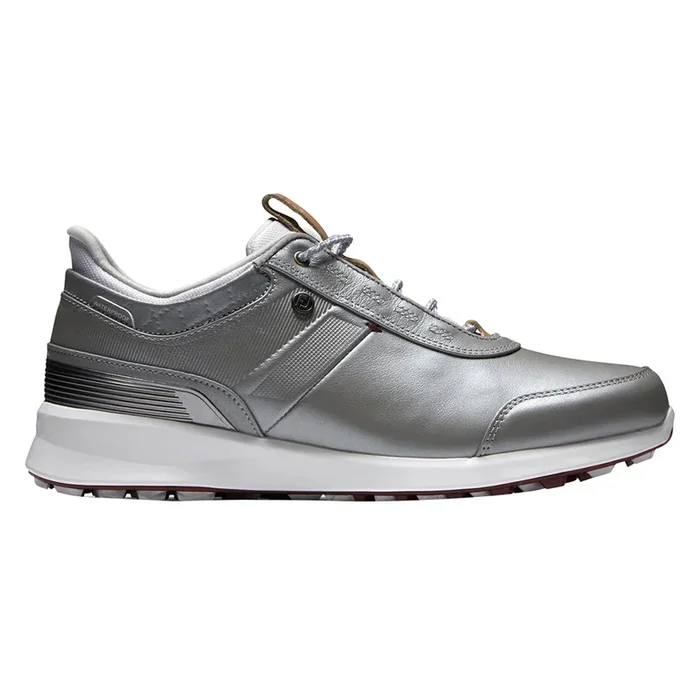 FootJoy FJ Stratos Luxury Casual Spikeless Golf Shoes Previous Season Style Pearl Gray – 21 Women