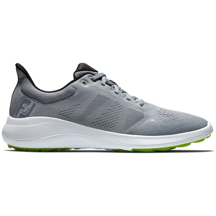 FootJoy Flex Athletic Spikeless Shoes – Grey/White