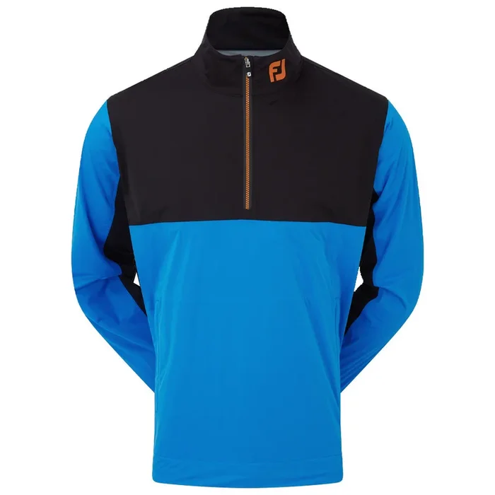 FootJoy HydroKnit 1/2 Zip Waterproof Jacket – Sapphire/Black/Orange